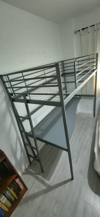 Cama Litera Metálica Gris
