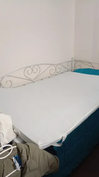 Topper de tela para cama