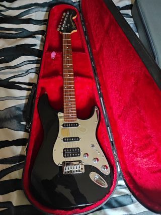 Funda Rígida Guitarra Eléctrica Negra