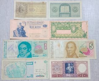 Billetes Antiguos Argentinos Varios