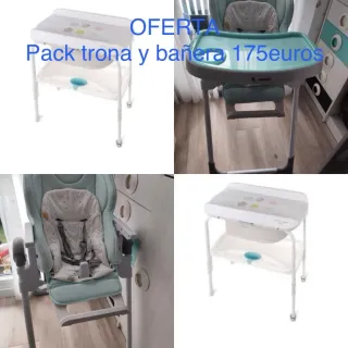 Pack Trona + Bañera Cambiador Jane