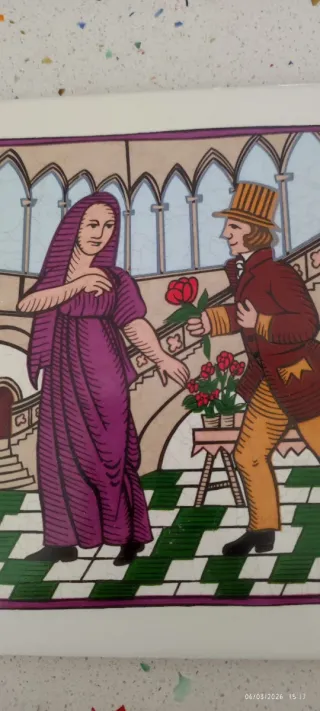 Rajola decorativa 15x15 cm molt bonica