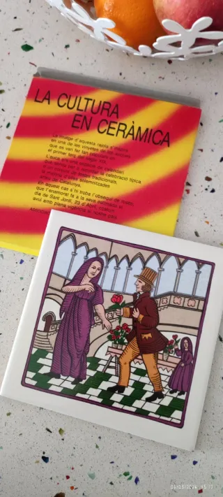 Rajola decorativa 15x15 cm molt bonica