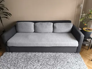 Divano-letto 3 posti grigio Friheten Ikea