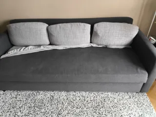 Divano-letto 3 posti grigio Friheten Ikea