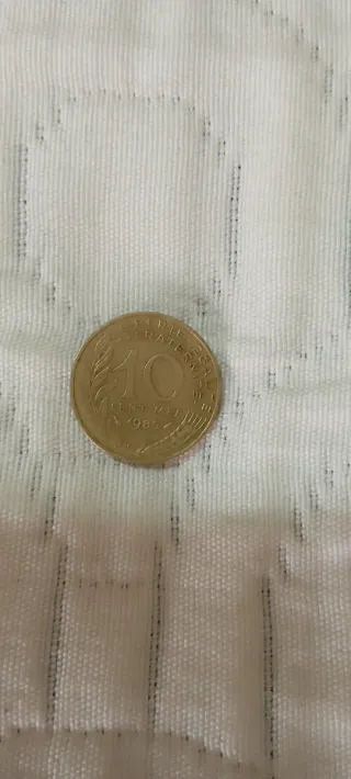 Moneda 10 céntimos Euro 1999