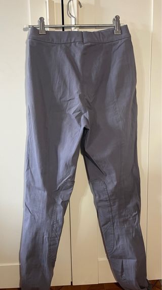 Pantalones de montar grises azulados , son elastic