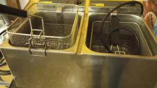 Freidora profesional acero inoxidable