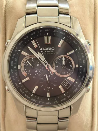 Casio Lineage Wave Ceptor Multiband Solar Titanium