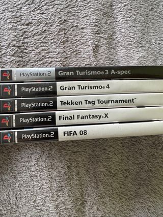 Lote 5 Videojuegos PS2 Pal portugues y otros