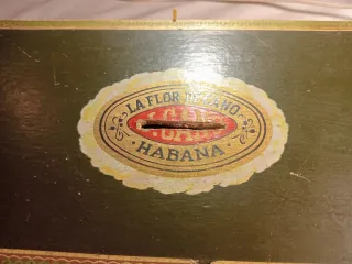 Antica Scatola di Sigari La Flor de Cano