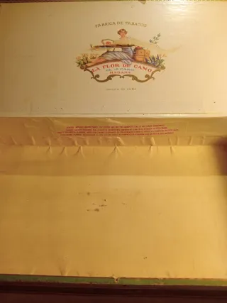 Antica Scatola di Sigari La Flor de Cano