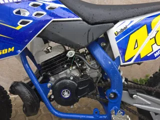 Moto Motocross Roan Azul y Blanco