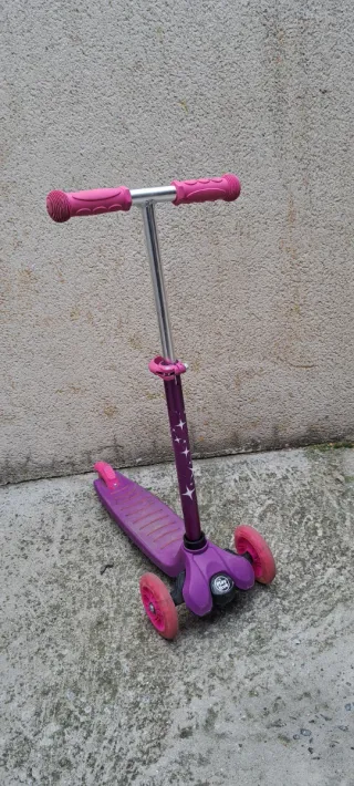 Patinete 3 Ruedas Rosa