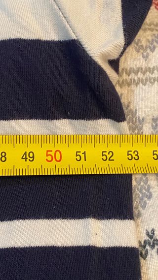 Camiseta DC Shoes Rayas Azul y Blanca