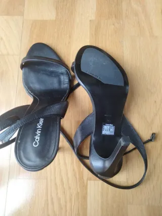 Sandalias Calvin Klein Negras Talla 38