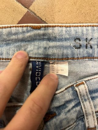 Jeans Uomo Skinny Blu Taglia M