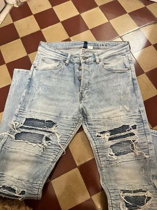 Jeans Uomo Skinny Blu Taglia M