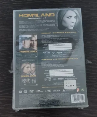 DVD Homeland Temporadas 1 y 2
