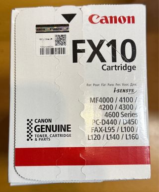 Canon FX10 Cartucho de Tóner Negro Original
