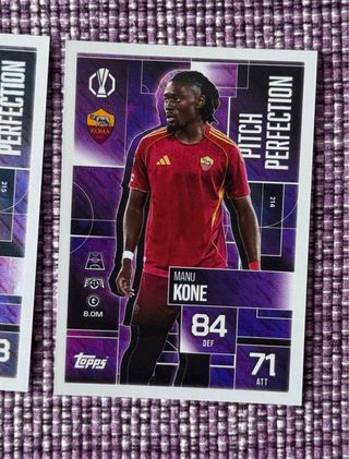 Lote 9 Cartas Topps Match Ataxx Extra especiales