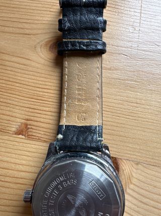 Reloj Cuero Negro