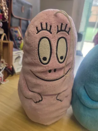 Coppia Peluche Barbapapà Rosa e Blu