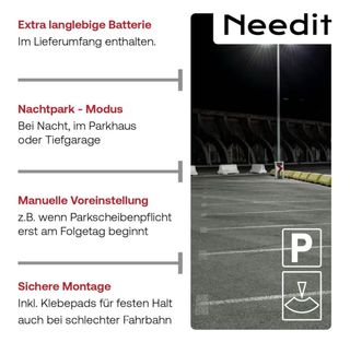 Disco de estacionamiento electrónico