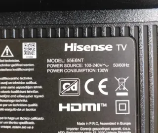 Par de soportes para tv.hisense 55E6NT