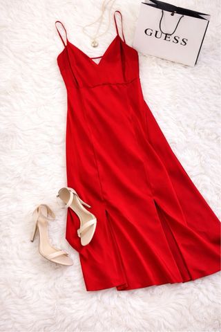 Vestido Guess Rojo Talla M