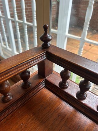 Escritorio madera caoba vintage