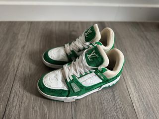 Zapatillas Louis Vuitton Verdes y Blancas
