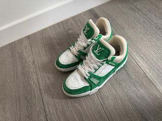 Zapatillas Louis Vuitton Verdes y Blancas