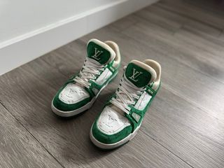 Zapatillas Louis Vuitton Verdes y Blancas