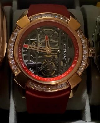 Orologio Jacob & Co Automatico Oro Rosso Diamanti