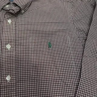 Camisa Polo Ralph Lauren cuadros marrón