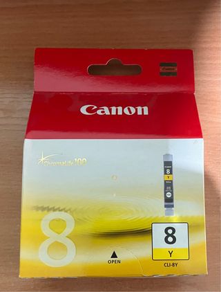 Cartucho Tinta Canon CLI-8Y Amarillo