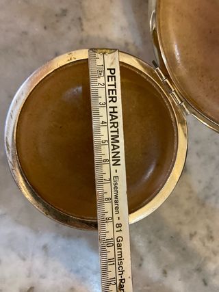 Scatola in onice con decoro floreale