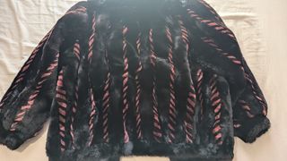 Chaquetón Garcipiel Toledo Pelo Negro Rosa