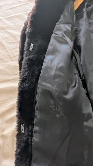 Chaquetón Garcipiel Toledo Pelo Negro Rosa