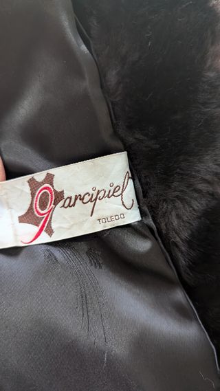 Chaquetón Garcipiel Toledo Pelo Negro Rosa