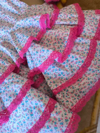 Traje Flamenca Niña 12-18 Meses Hecho a medida.