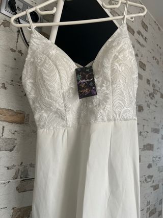 Vestido de fiesta o novia blanco