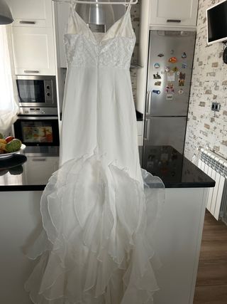 Vestido de fiesta o novia blanco