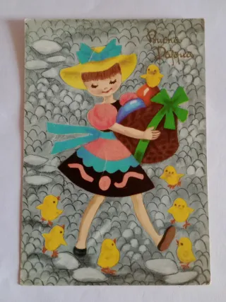 Lotto 8 Cartoline Pasquali Vintage