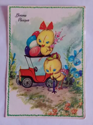 Lotto 8 Cartoline Pasquali Vintage