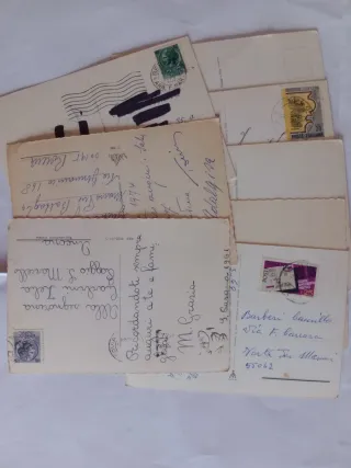 Lotto 8 Cartoline Pasquali Vintage