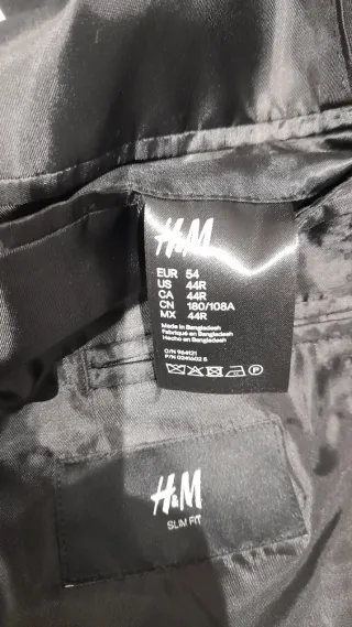 Chaqueta americana casual negra