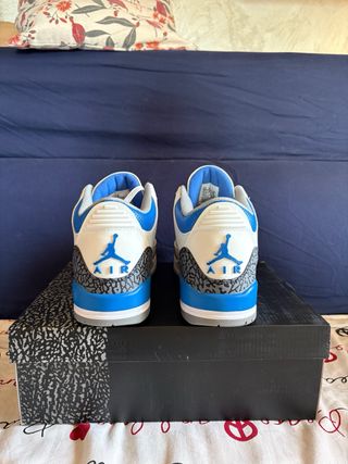 Jordan 3 Retro Blu Corsa