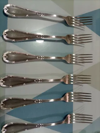 Cubiertos Meneses Alpaca Cobre y Cin